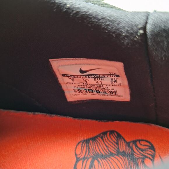 Nike Free Hypervenom 2 FC Black Crimson Running Shoes 747140-004 Men's Size 8 - Picture 12 of 12